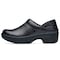 Shoes For Crews Women's Lila Whitney Clog, Leather Upper, Black Crocodile, Size 6.5 Medium 42356 - alternate 2